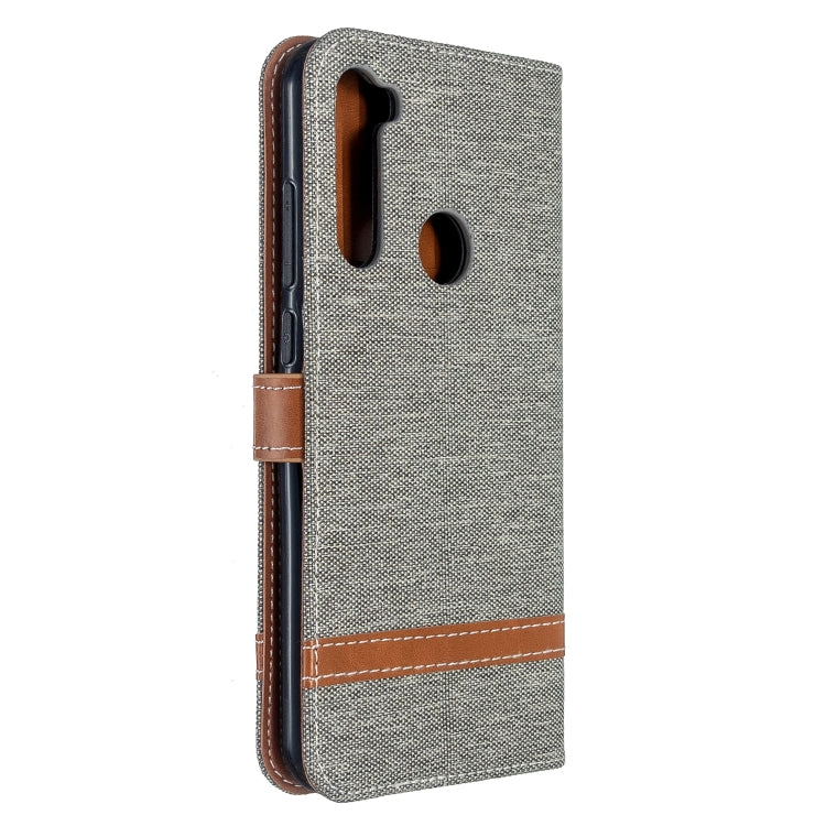 For Xiaomi CC9 Pro / Note 10 / Note 10 Pro Color Matching Denim Texture Horizontal Flip PU Leather Case with Holder & Card Slots & Wallet & Lanyard