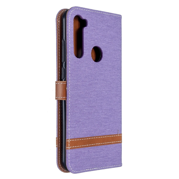 For Xiaomi CC9 Pro / Note 10 / Note 10 Pro Color Matching Denim Texture Horizontal Flip PU Leather Case with Holder & Card Slots & Wallet & Lanyard
