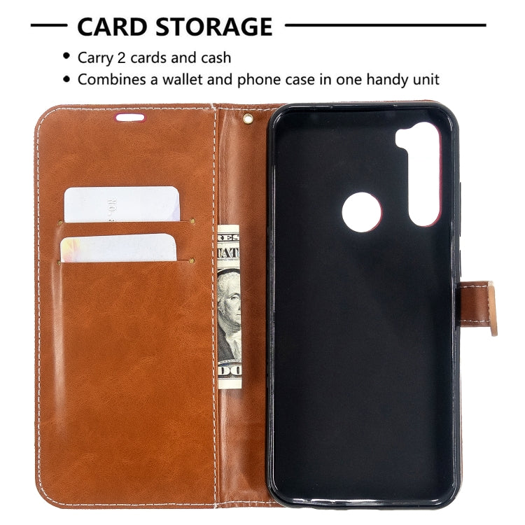 For Xiaomi CC9 Pro / Note 10 / Note 10 Pro Color Matching Denim Texture Horizontal Flip PU Leather Case with Holder & Card Slots & Wallet & Lanyard