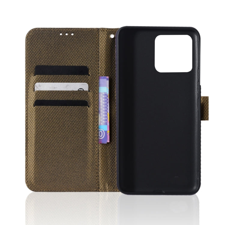 For OPPO Realme Narzo 50A Diamond Texture Leather Phone Case