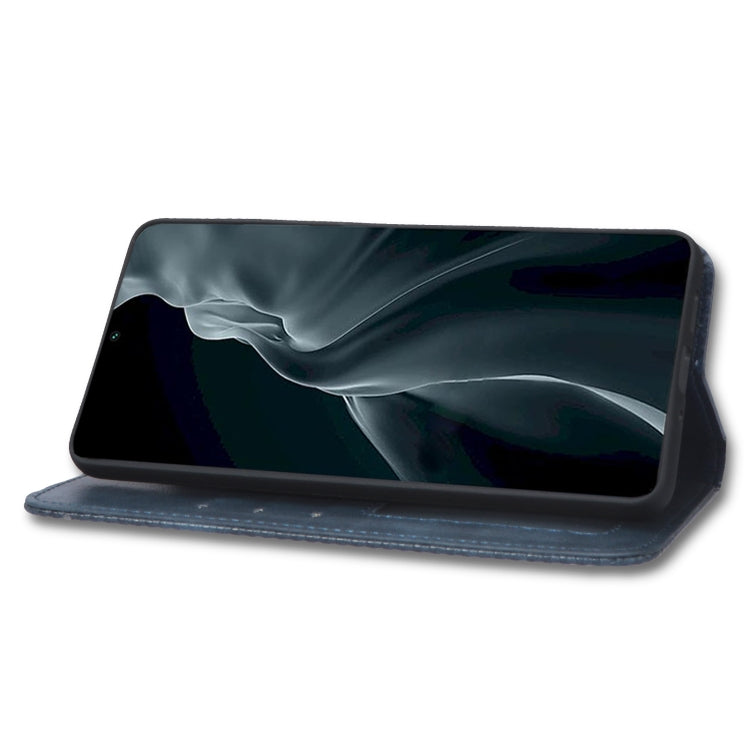 For Xiaomi 12 Magnetic Buckle Retro Texture Leather Phone Case