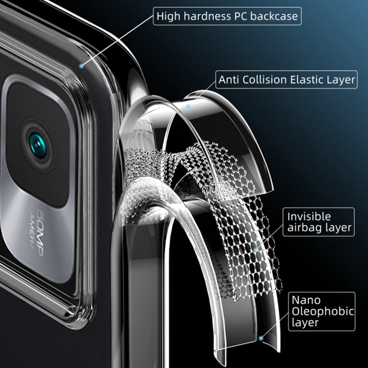 For Xiaomi Redmi 10 Foreign Version Ice Crystal PC + TPU Phone Case