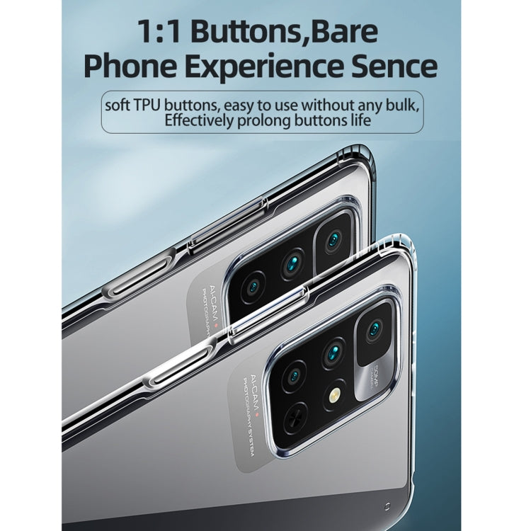 For Xiaomi Redmi Note 11 4G Ice Crystal PC + TPU Phone Case