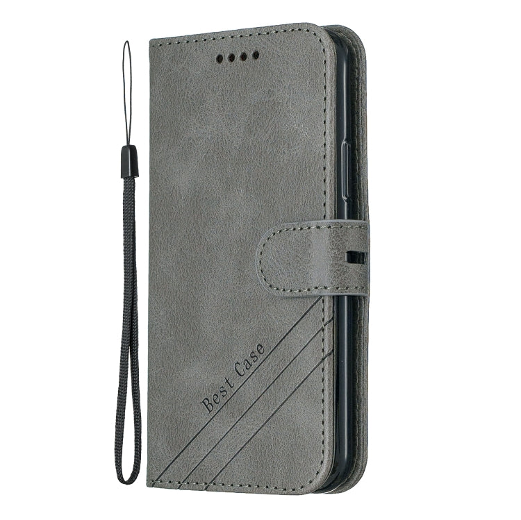 For iPhone 11 Pro Stitching Style 2-Color Cow Texture Horizontal Flip PU Leather Case with Holder & Card Slot & Lanyard