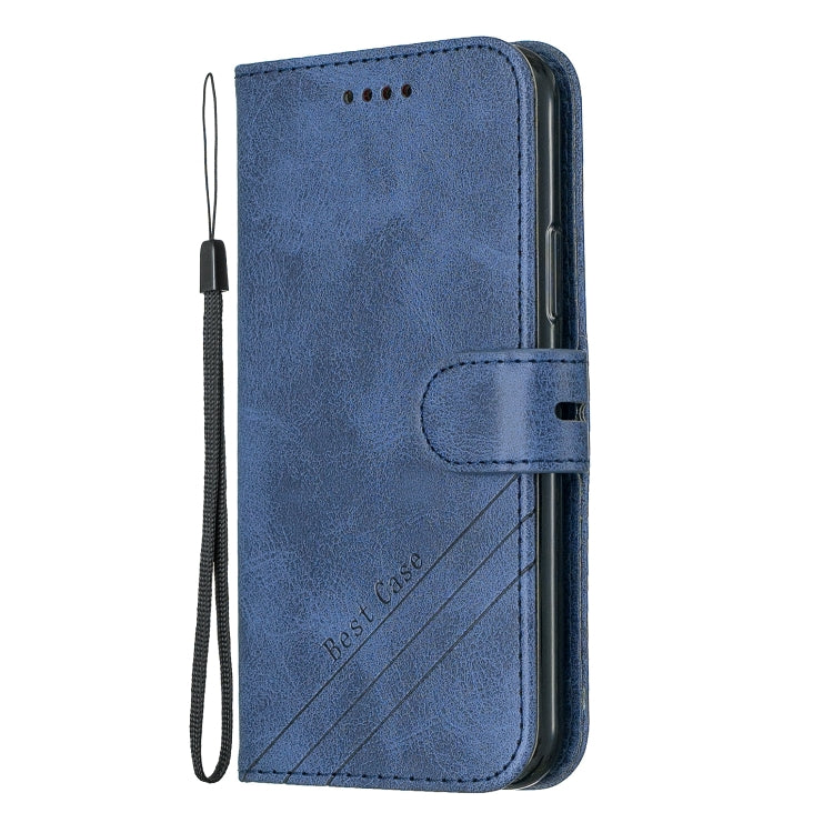 For iPhone 11 Pro Stitching Style 2-Color Cow Texture Horizontal Flip PU Leather Case with Holder & Card Slot & Lanyard