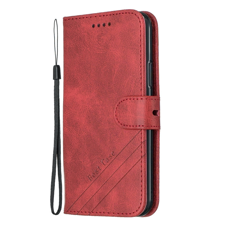 For iPhone 11 Pro Stitching Style 2-Color Cow Texture Horizontal Flip PU Leather Case with Holder & Card Slot & Lanyard