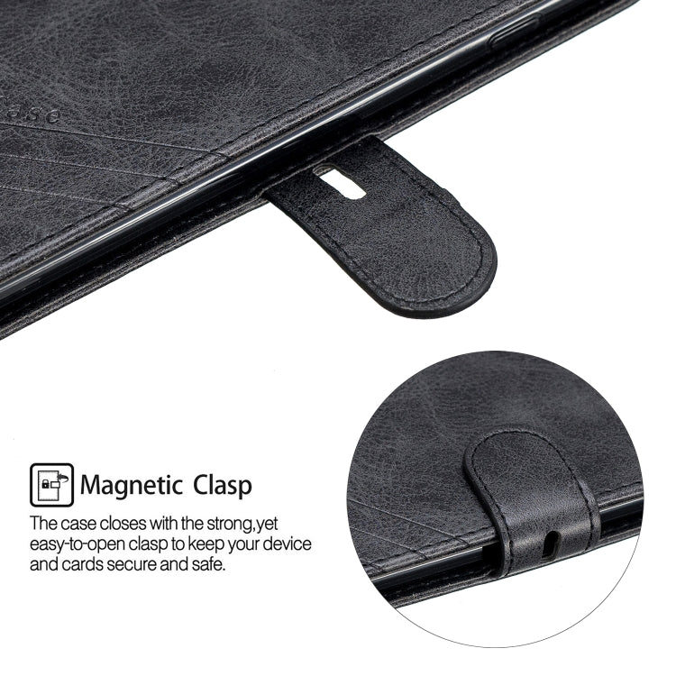 For iPhone 6 Plus & 6s Plus Stitching Style 2-Color Cow Texture Horizontal Flip PU Leather Case with Holder & Card Slot & Lanyard