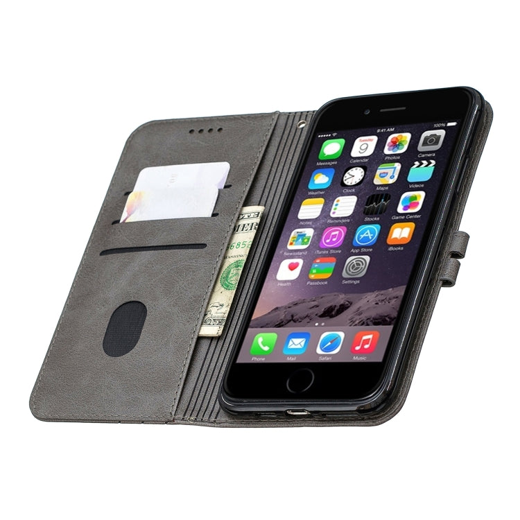 For iPhone 11 Pro Max Stitching Style 2-Color Cow Texture Horizontal Flip PU Leather Case with Holder & Card Slot & Lanyard