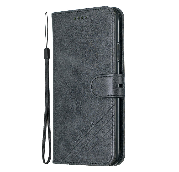 For iPhone 11 Pro Max Stitching Style 2-Color Cow Texture Horizontal Flip PU Leather Case with Holder & Card Slot & Lanyard