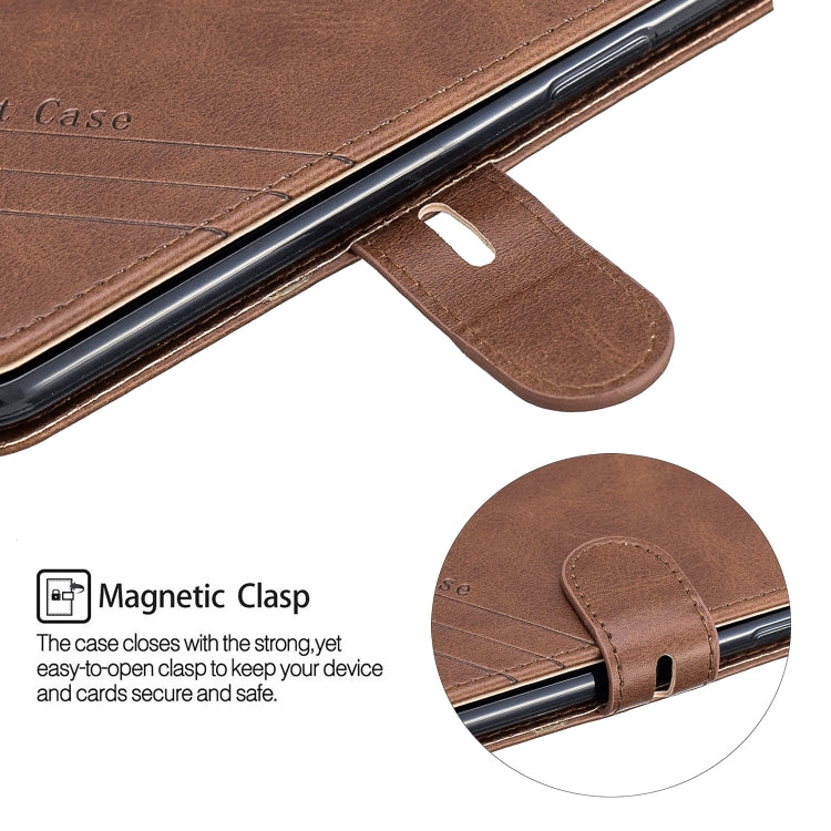 For iPhone XS Max Stitching Style 2-Color Cow Texture Horizontal Flip PU Leather Case with Holder & Card Slot & Lanyard