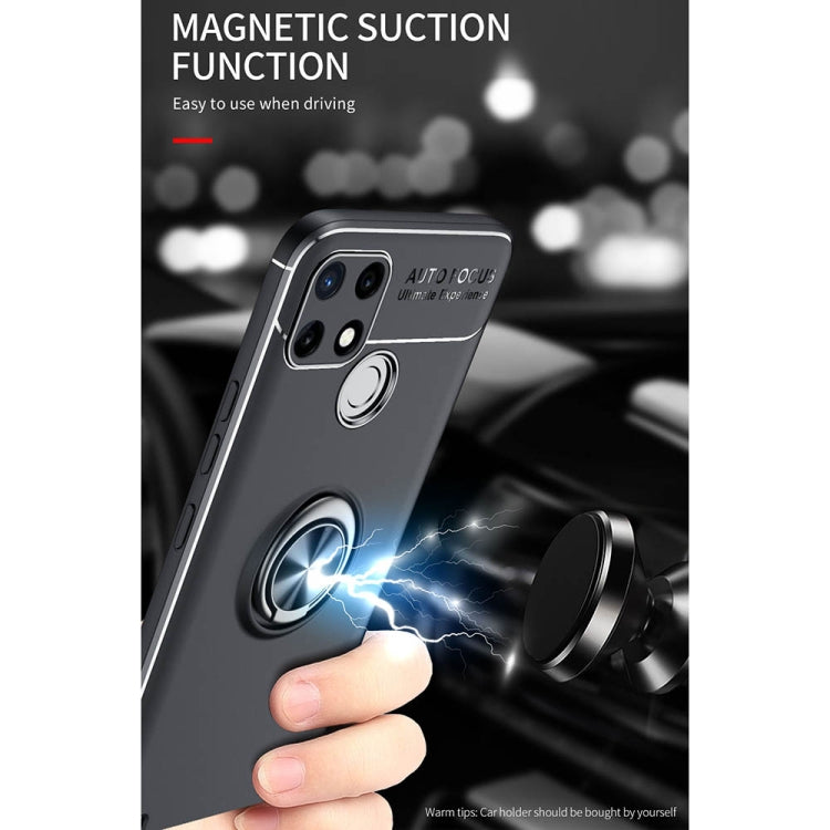For OPPO Realme C21Y Metal Ring Holder TPU Phone Case