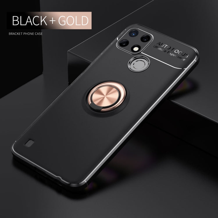 For OPPO Realme C21Y Metal Ring Holder TPU Phone Case