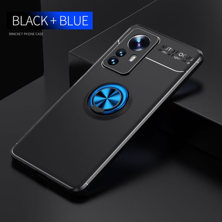 For Xiaomi 12 Pro Metal Ring Holder TPU Phone Case