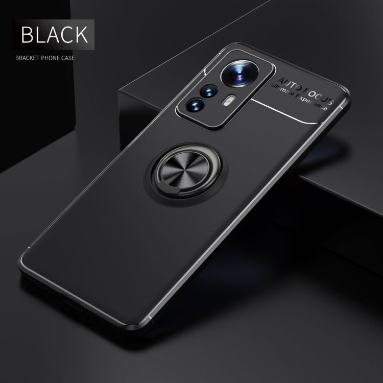For Xiaomi 12 Pro Metal Ring Holder TPU Phone Case