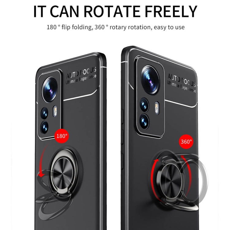 For Xiaomi 12 Pro Metal Ring Holder TPU Phone Case