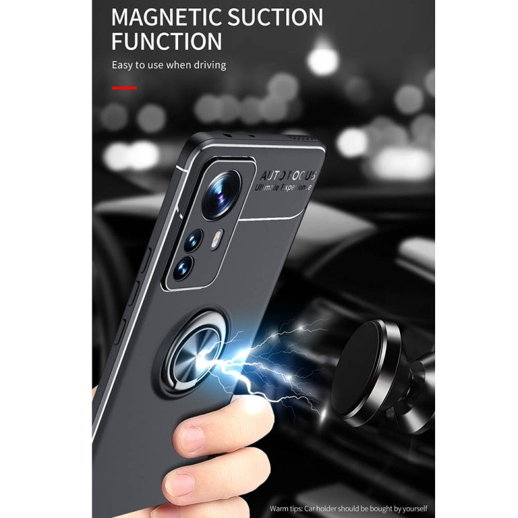 For Xiaomi 12 Pro Metal Ring Holder TPU Phone Case