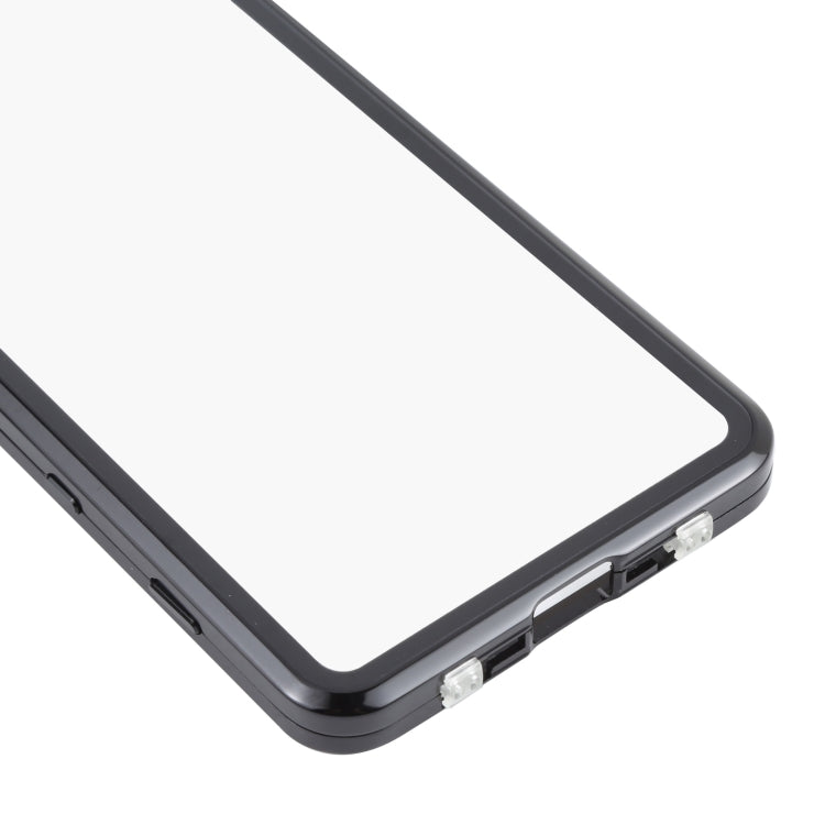 For Sony Xperia 5 III HD Magnetic Metal Tempered Glass Phone Case