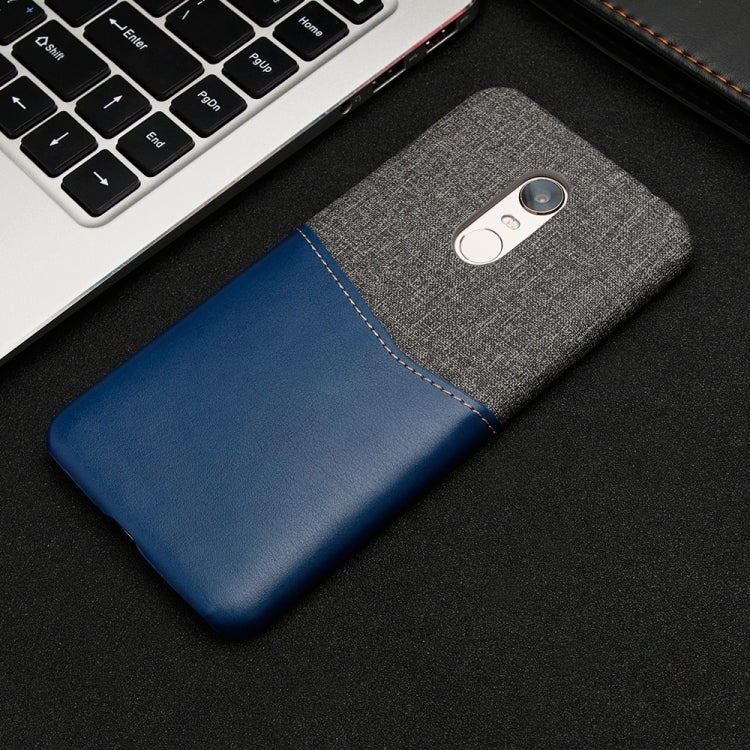 For Xiaomi Redmi 5 Plus PC + PU Splicing Case with Card Slots