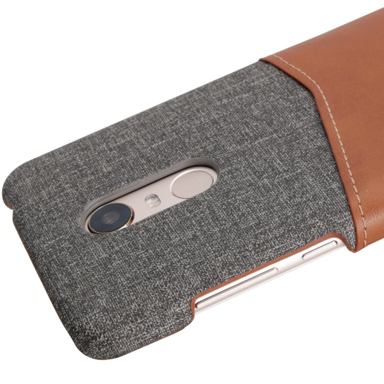 For Xiaomi Redmi 5 Plus PC + PU Splicing Case with Card Slots