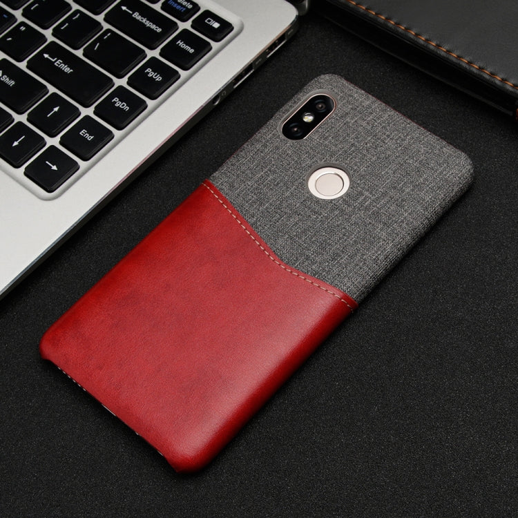 For Xiaomi Redmi 5 Pro / 5 PC + PU Splicing Case with Card Slots