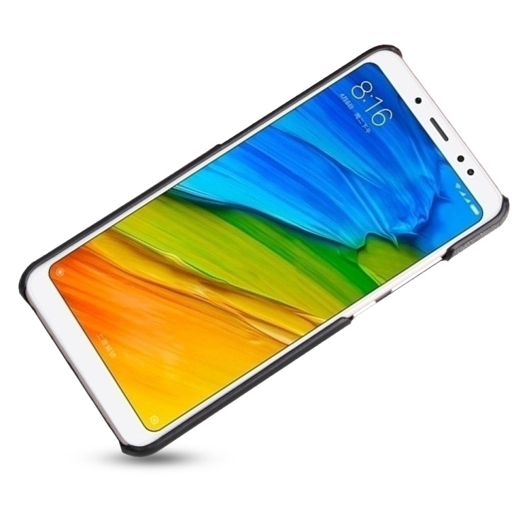 For Xiaomi Redmi 5 Pro / 5 PC + PU Splicing Case with Card Slots