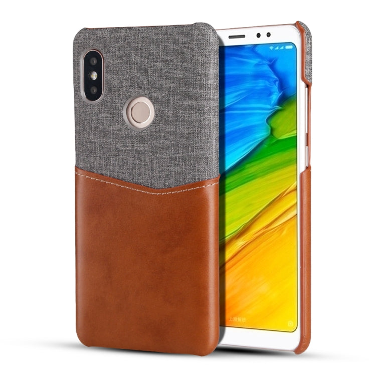 For Xiaomi Redmi 5 Pro / 5 PC + PU Splicing Case with Card Slots