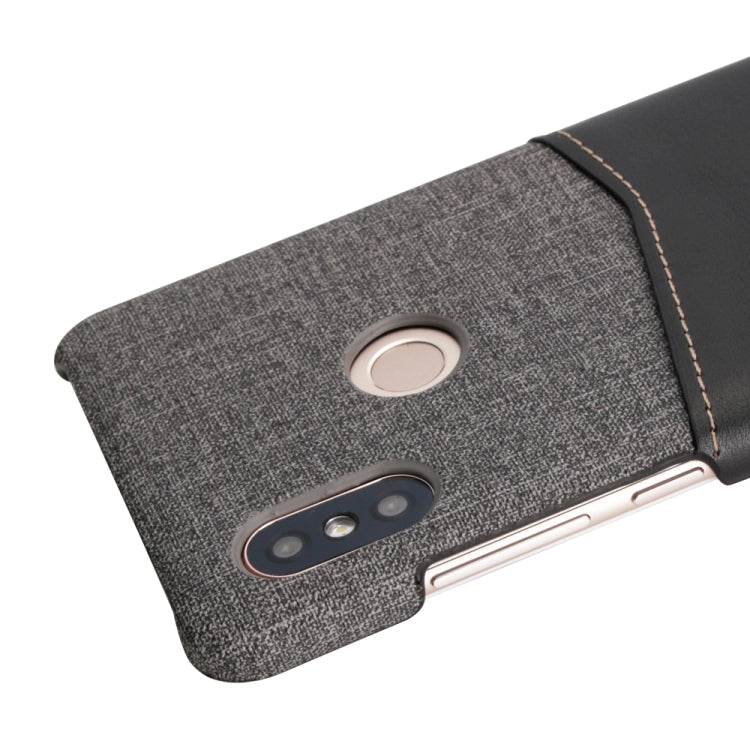 For Xiaomi Redmi 5 Pro / 5 PC + PU Splicing Case with Card Slots