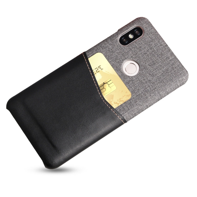 For Xiaomi Redmi 5 Pro / 5 PC + PU Splicing Case with Card Slots