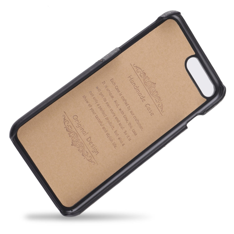 For iPhone 8 Plus / 7 Plus PC + PU Splicing Case with Card Slots