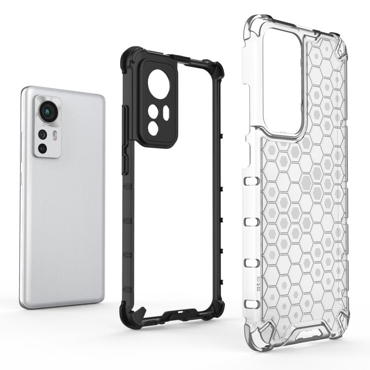 For Xiaomi 12 5G Shockproof Honeycomb PC + TPU Phone Case