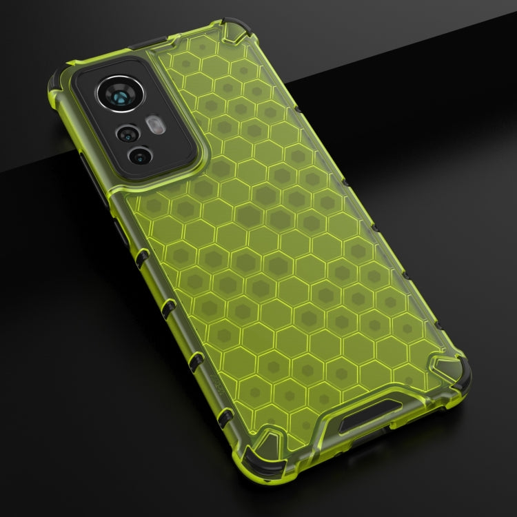 For Xiaomi 12 5G Shockproof Honeycomb PC + TPU Phone Case