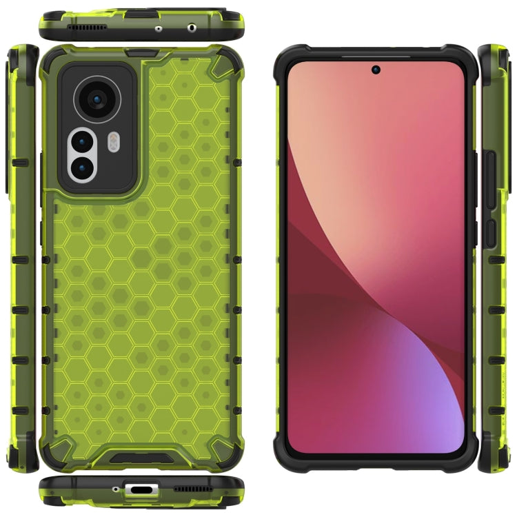 For Xiaomi 12 Pro Shockproof Honeycomb PC + TPU Phone Case