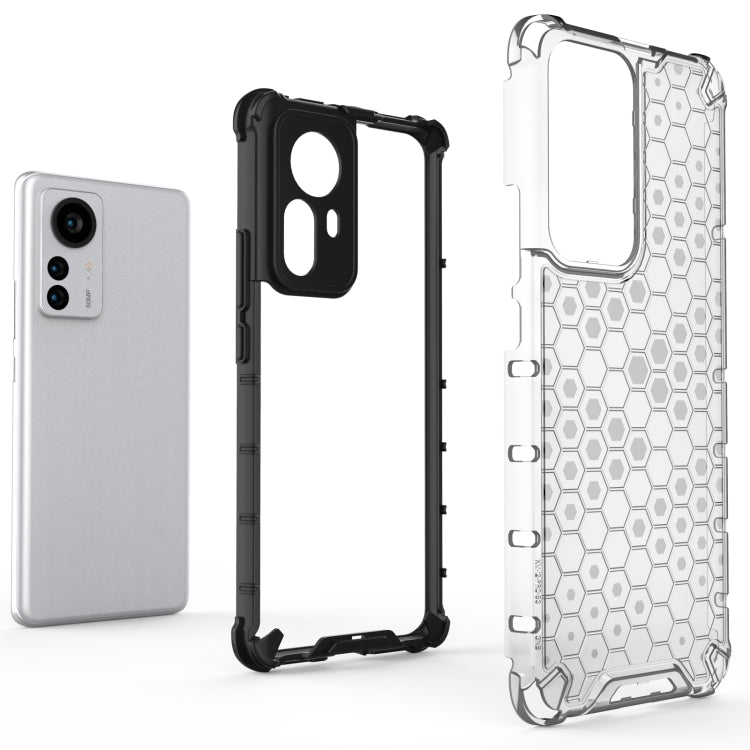 For Xiaomi 12 Pro Shockproof Honeycomb PC + TPU Phone Case
