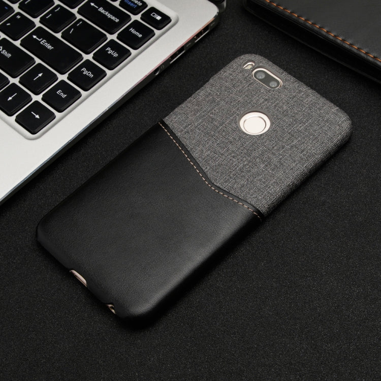 For Xiaomi Mi 5X / Mi A1 PC + PU Splicing Case with Card Slots