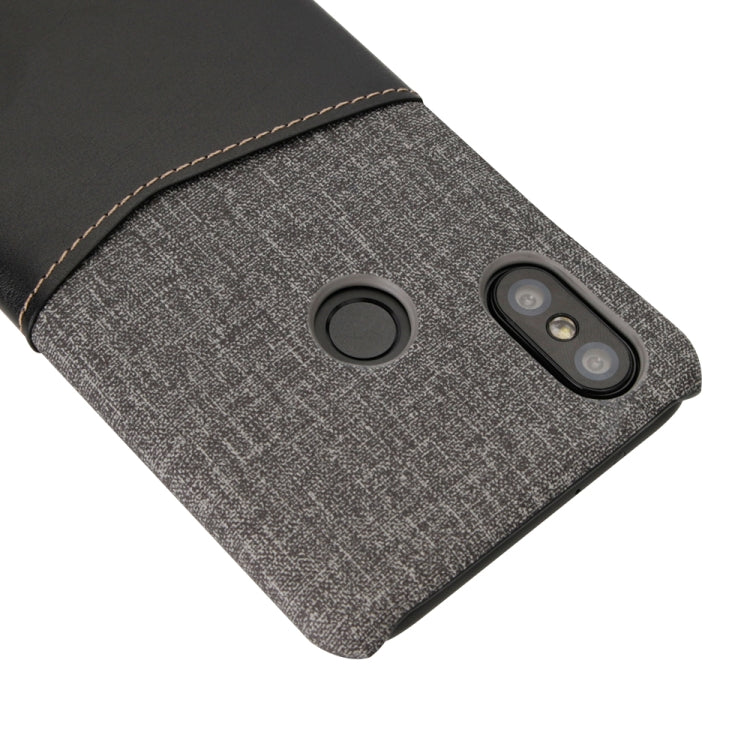 For Xiaomi Mi 6X / Mi A2 PC + PU Splicing Case with Card Slots