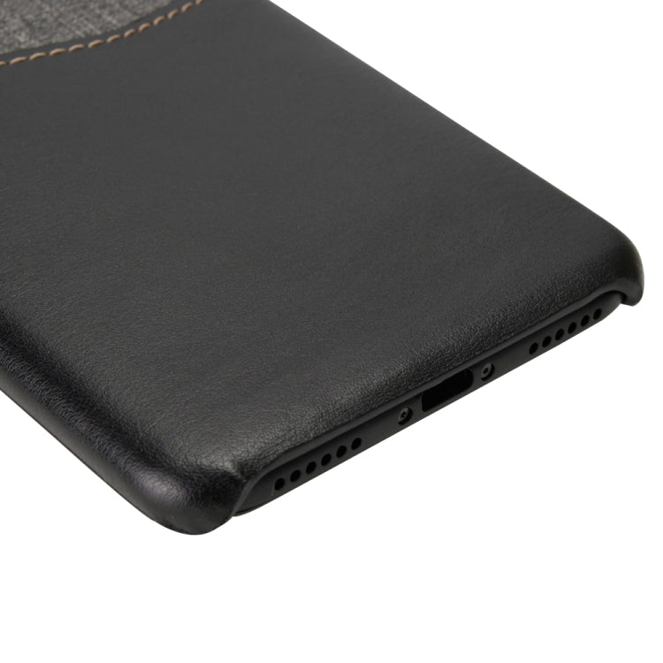 For Xiaomi Mi 6X / Mi A2 PC + PU Splicing Case with Card Slots