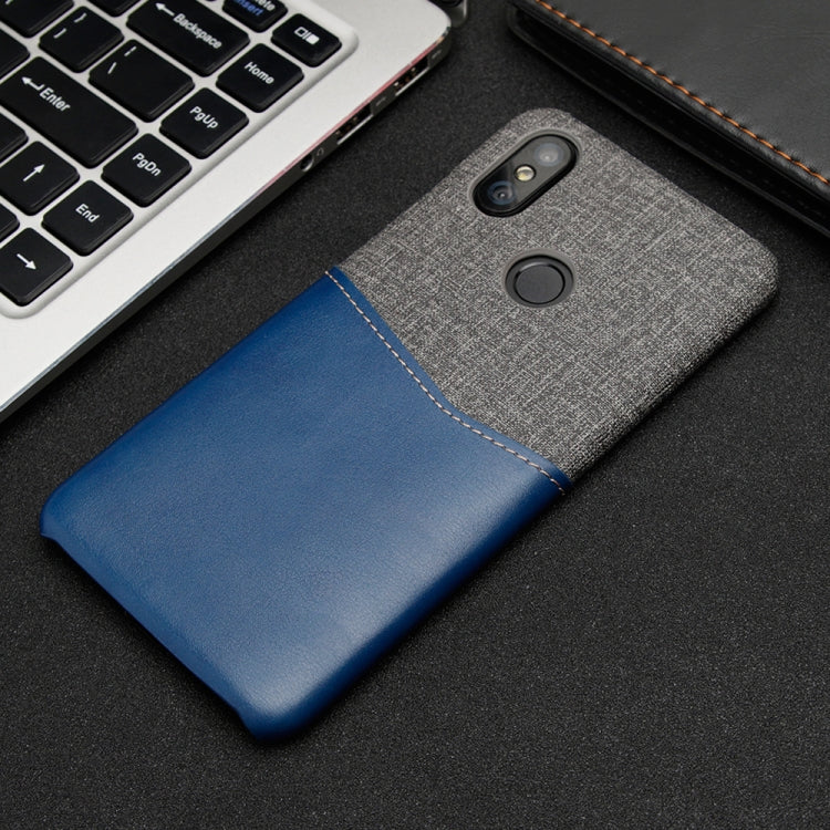 For Xiaomi Mi 6X / Mi A2 PC + PU Splicing Case with Card Slots