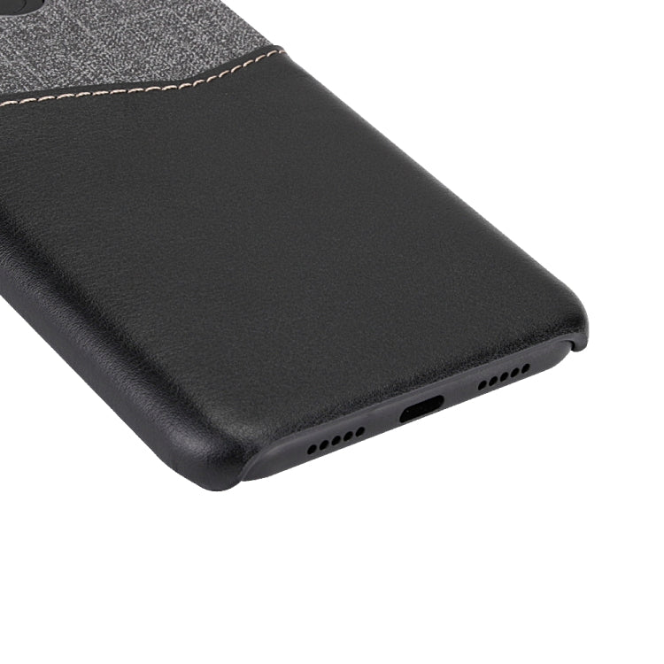 For Xiaomi Mi 8 PC + PU Splicing Case with Card Slots