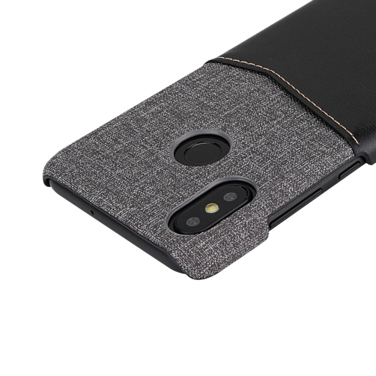 For Xiaomi Mi 8 PC + PU Splicing Case with Card Slots