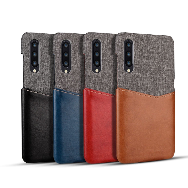 For Xiaomi Mi 9 PC + PU Splicing Case with Card Slots