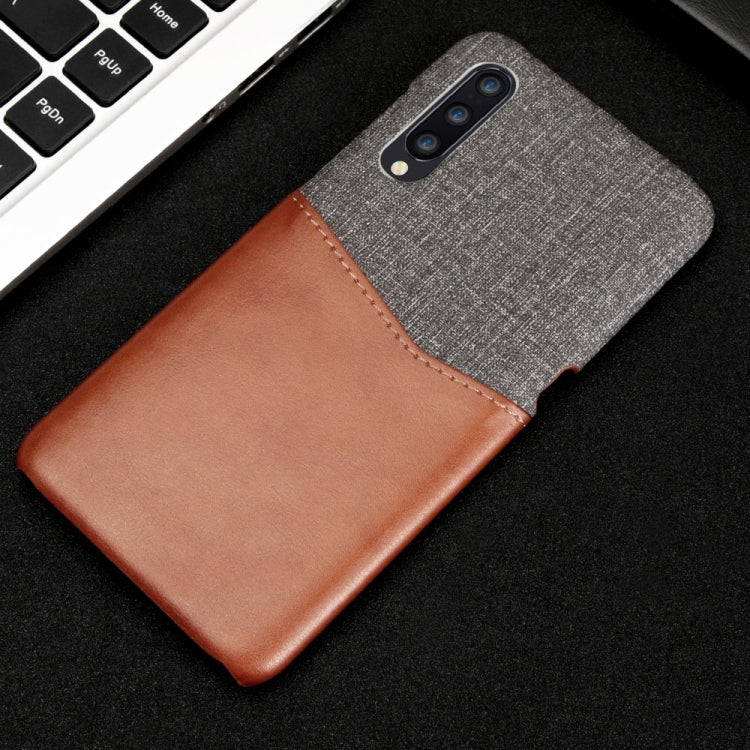 For Xiaomi Mi 9 PC + PU Splicing Case with Card Slots