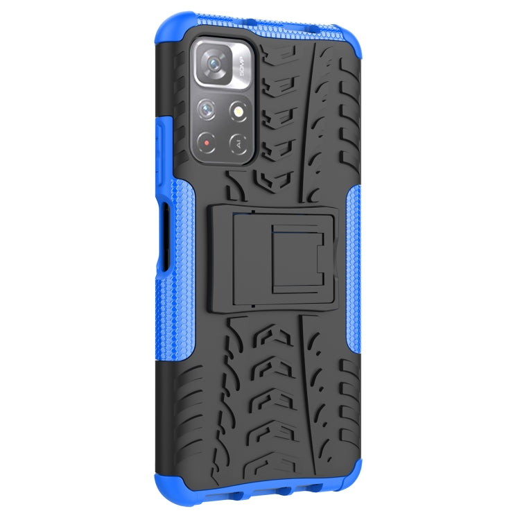 For Xiaomi Redmi Note 11 5G Tire Texture TPU + PC Phone Case