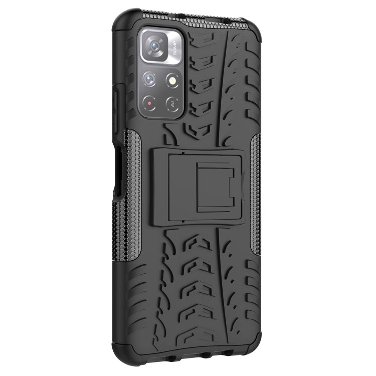 For Xiaomi Redmi Note 11 5G Tire Texture TPU + PC Phone Case