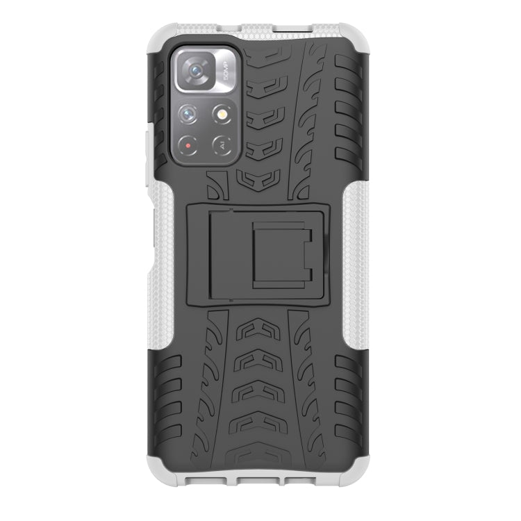 For Xiaomi Redmi Note 11 5G Tire Texture TPU + PC Phone Case