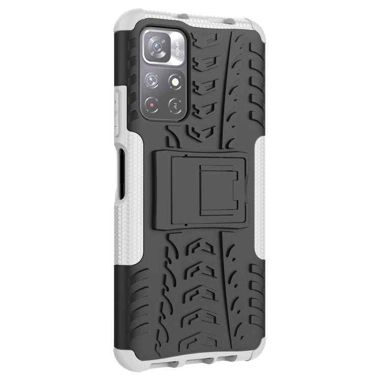 For Xiaomi Redmi Note 11 5G Tire Texture TPU + PC Phone Case