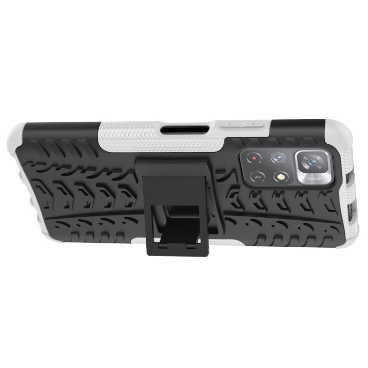 For Xiaomi Redmi Note 11 5G Tire Texture TPU + PC Phone Case