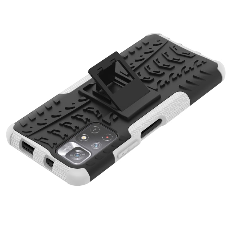 For Xiaomi Redmi Note 11 5G Tire Texture TPU + PC Phone Case