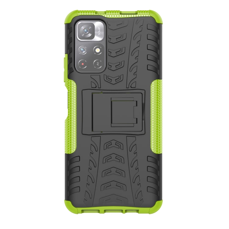 For Xiaomi Redmi Note 11 5G Tire Texture TPU + PC Phone Case