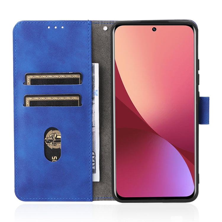 For Xiaomi 12 5G Skin Feel Magnetic Buckle Calf Texture PU Phone Case