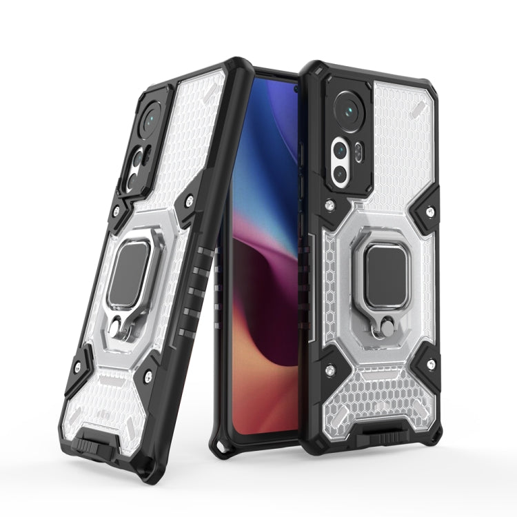 For Xiaomi 12 Space PC+TPU Shockproof Phone Case with Ring Holder